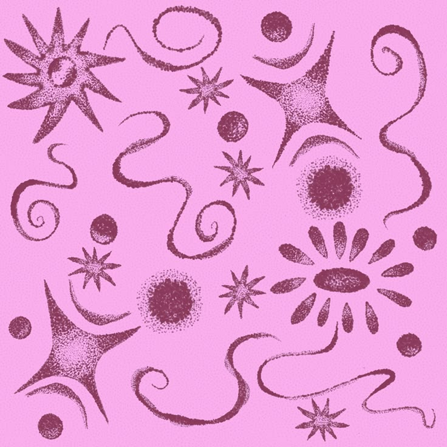 Pink swirl pattern