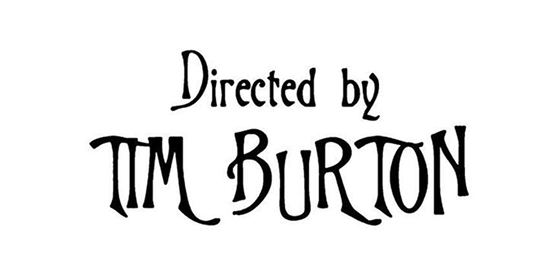 Directed by Tim Burton lockup